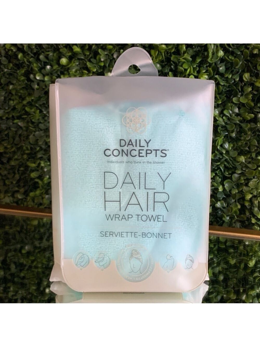Hair Wrap Towel | Daily Concepts | NEW | Teal Blue | Your Hair Wrap Towel